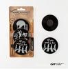 Pistola de Corcho Retro Vinilo Mini Disco Posavasos Imán de Nevera Disco Clásico Edición Conmemorativa Imán Regalo