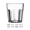 Vaso de cerveza de plástico acrílico transparente, anticaídas, para vino, octogonal, para bar, KTV, comercial