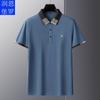 Camisa polo Runenboro para hombre, color liso, cuello de solapa, bordado en cuello de computadora, transpirable, suministro para comercio electrónico para hombre, camiseta para hombre