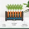 Caixa de cultivo de plantas para varanda externa personalizada, caixa retangular de plástico para cultivo de vegetais domésticos, pode ser montada, com rodas