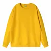 Sudadera de algodón sarga 260g, logo personalizado, ropa de trabajo, transfronterizo, sudadera talla grande, diseño estampado, uniforme de catering, venta directa de fábrica