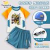 Traje de Baño de Dos Piezas Nuevo 2025 para Niños Transformers Bumblebee Infantil de Secado Rápido Protección Solar Traje de Baño Tendencia para Niños