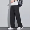 Pantalones Casuales de Lino Tencel Finos de Verano para Hombre 2026 Nuevo Estilo Cintura Elástica Rectos Holgados Transpirables Pantalones Deportivos