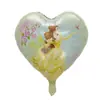Al por mayor una variedad de globos de película de aluminio de 18 pulgadas con forma de bola redonda, corazón, Princesa Sofía, Sirena, juguetes de cumpleaños para niña de bebé