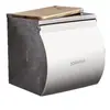 Venda Direta de Fábrica Suporte para Papel Higiênico de Hotel Engenharia Caixa de Papel Higiênico para Banheiro Suporte Impermeável sem Furo para Papel em Rolo