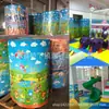 Tapete de Parede Anticolisão Infantil Berçário Bebê Adesivo de Parede Macio Coluna de Parede de Espuma Proteção de Parede