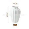 Pedidos Grandes Adornos Especiales para Jarrones Sala de Estar Cerámica Jarra de Leche Retro Estilo Europeo Gama Alta Blanco con Relieve Francés