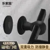 Tapón de Puerta de Silicona, Almohadilla Anticolisión sin Perforaciones, Tapón de Puerta Amortiguador Silencioso para Baño, Manija de Puerta de Habitación, Ventosa Magnética