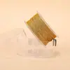 Caja Cuadrada del Fabricante de Hilo Dorado y Plateado para Tejido DIY Hecho a Mano, Hilo de Poliéster Multiestilo para Joyería, Hilo para Borlas, Hilo Trenzado