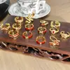 Caja Misteriosa en Vivo Oro Vintage Retro Anillo Abierto Completamente de Diamantes Circonita Esmalte Gota de Aceite Anillo Personalizado