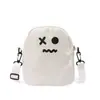 2026 Nueva Bolso de Hombro Unisex de Moda Europea y Americana, Peculiar, Único, Divertido, Lindo Diablito Fantasma Casual Pequeño