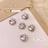 Decoraciones de Uñas de Moda con Acabado Rosa Seco con Pedrería, Pedrería para Uñas con Forma de Corazón y Cubo Brillantes de Otoño e Invierno al por Mayor