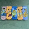 Meias de comércio exterior novas meias fofas de desenho animado meias femininas casuais coreanas meias de giz de cera pequenas novas meias rasas vendas diretas