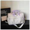 Bolsa de Viaje de Moda Transfronteriza para Viajes Cortos, Gran Capacidad, Separación de Seco y Húmedo, Bolsa para Natación y Fitness, Maleta Expandible