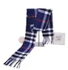 Cachecol masculino de outono e inverno estilo europeu e americano, similar a cashmere, xadrez britânico com franjas, cachecol decorativo quente para casal, entrega em peça única