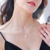 Collar con colgante de piedra natural multicapa al por mayor de joyería transfronteriza entre Europa y Estados Unidos. AliExpress: accesorios marinos para damas.