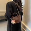 Bolsa Maillard Outono e Inverno Feminina 2024 Nova Moda Moda Bolsa de Mão Bolsa Crossbody de Alta Qualidade