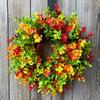 Guirnalda de Hierba Silvestre de Primavera, Colgantes de Planta Simulada, Guirnalda de Eucalipto Colorida, Flores Falsas, Decoración del Hogar Colgantes de Puerta