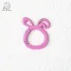 Conejo de Dibujos Animados Pintado de Colores Hebilla de Resorte Anillo Abierto Colgante Accesorios para Joyería DIY Colgante para Llavero Bolsa