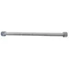 Manguera Metálica Flexible de Acero Inoxidable de 4 Puntos, Tubo de Entrada de Agua Trenzado Resistente a la Temperatura y a la Presión para Inodoro y Calentador de Agua
