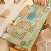 Escritorio de aprendizaje para niños, tapete antideslizante estilo libro, mantel impermeable, tapete de protección para mesa de estudio
