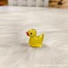Pato Luminoso Mini Creativo Resina Adornos Pequeños Hechos a Mano Accesorios para Joyería DIY Joyería Miniatura Pato Artificial