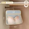 Bolsa de almacenamiento de ropa interior para dormitorio estudiantil, organizador de almacenamiento de sujetadores y lencería para colgar en la pared, bolsa de malla para almacenamiento de calcetines