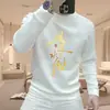 Moletom masculino estiloso estilo chinês com gola redonda, com citações positivas e caligrafia, de manga longa, forrado com fleece e espessado