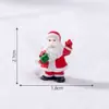 Transfronterizo Nuevo Producto Micro-Paisaje Realista Papá Noel Paisaje Nevada Decoración DIY Accesorios para Colgar Mini Adornos Pequeños