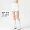 Novos Shorts Esportivos Falsos de Duas Peças para Mulheres, Roupa Externa, com Bolsos, Largos, de Secagem Rápida, Anti-Exposição, para Corrida, Fitness