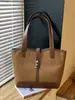 Bolso Casual Retro de Gran Capacidad para Mujer 2026 Nuevo Bolso de Hombro Simple a la Moda de Nicho Bolso Tote Simple para el Viaje Diario