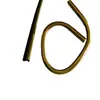 Tira de borde de plástico con borde dorado y plateado, canto de tipo T de 5 mm, tira decorativa para muebles, canto blando, tira de borde, tira de borde incrustada