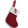 Transfronterizo Nuevo Navidad Lindo Carta Calcetín de Navidad tamaño pequeño Colgante Calcetín de Navidad Tejido de Lana Rojo Decoraciones