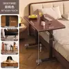 Escritorio de computadora de altura ajustable para dormitorio, uso doméstico, mesita de noche, escritorio móvil, escritorio de oficina simple, banco de trabajo de altura ajustable