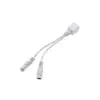 Cabo PoE Passante Divisor PoE Cabo de Alimentação para Câmera de Rede Cabo Adaptador PoE Não Padrão Divisor 12V