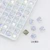 Dongzhou Cristal Nieve Proteína Arte de Uñas Diamante Brillante Blanco Proteína Huevo de Paloma Fondo Puntiagudo Diamante Dongzhou Diamante Wholesale Accesorios para Arte de Uñas