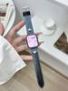 Pulseira de Couro Denim Color Block em Formato de Coração Adequada para Apple Watch iWatch 12ª Geração 11/10Se
