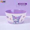Mesa para Niños Wuhe Kuromi Vajilla para Bebés Niños Plato para Comer Plato para Comer Vajilla de Melamina Taza de Agua Tazón Lindo Venta al por Mayor