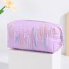 Bolsa de Cosméticos Simples Grande Capacidade Nova Bolsa de Armazenamento de Maquiagem Portátil Feminina Fora de Mão High-end Envelope Vermelho Boca Boca Bolsa de Lavar