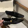 Zapatos Retro Mary Jane con Tacón Grueso y Puntera Cuadrada, Cálidos y Felpudos, Adecuados para Primavera y Otoño, Estilo Punk, Corte Profundo, Zapatos de Algodón con Pelo