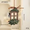 Nuevo Colgante Pintado de Resina Decoración de Árbol de Navidad Campana Tridimensional Colorida Colgante de Dibujos Animados Americanos Listo para la Venta