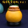 Libélula de Bambú, Insecto Calabaza con Cubrebocas, Jaula para Saltamontes de Seda con Núcleo Dorado de Insecto, Colgante de Saltamontes Dorado de Calabaza