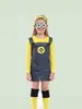 Fantasia de Halloween, traje de cosplay de Minion para crianças, fantasia de personagem de desenho animado, fantasia de performance Meu Malvado Favorito