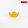 Lingote de Cristal con Patrón de Dragón, Lingote para Atraer Riqueza y Tesoro, Cristal Amarillo, Lingotes de Oro Grandes y Pequeños, Decoración del Hogar, Regalo para Inauguración de Casa y Apertura