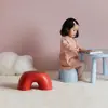 Taburete pequeño taburete de plástico taburete de tabla taburete para el hogar taburete para niños engrosado de dibujos animados reposapiés antideslizante pies de goma del taburete pedal taburete bajo para bebé