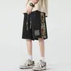 Shorts Retro Estilo Chinês Verão 2024 Novo Calça Esportiva Larga Casual Solta de Alto Padrão para Meninos