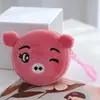 Monedero de dibujos animados al por mayor monedero de felpa lindo monedero de tela de dibujos animados bolsa para llaves de mujer bolsa para monedas billetera pequeña