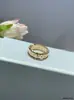 Anillo Firma de Trébol de Cuatro Hojas para Mujer, Oro Rosa con Diamantes, Anillo Calidoscopio, Diseño de Nicho Simple y Lujoso