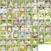 62 Paquetes de Expresiones de Vaca Serie Parodia Pegatinas Decoración Manual de Bricolaje Maleta Funda de Teléfono Móvil Taza de Agua Juguete Pegatinas