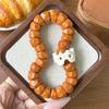 Pulseira Cabeça de Macaco, Intestino Grosso Sem Fase Brinquedo de Noz Torcido à Mão Pulseira de Rosário com Contas Budistas Masculinas de Círculo Único, Entrega de Cabeça de Macaco de Alta Qualidade